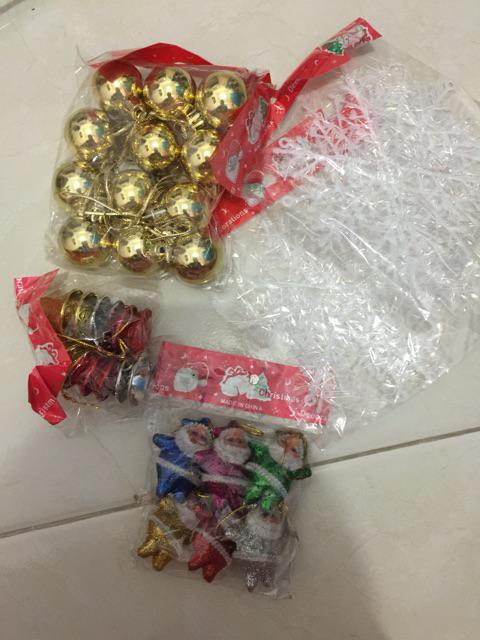 Ap56 Gantungan Pohon Natal Lonceng 2 Cm Isi 12 | Hiasan Natal
