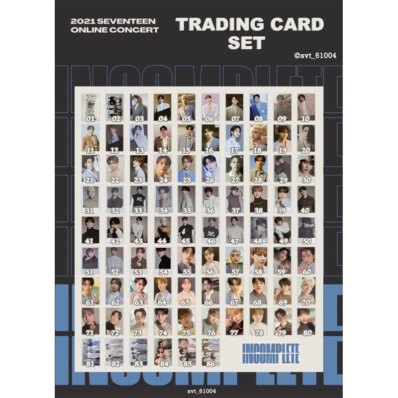 Pelunasan Merch Incomplete Seventeen