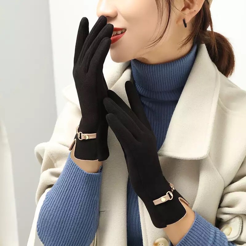 Warm Touch Screen Gloves for Women Sarung Tangan Wanita Layar Sentuh