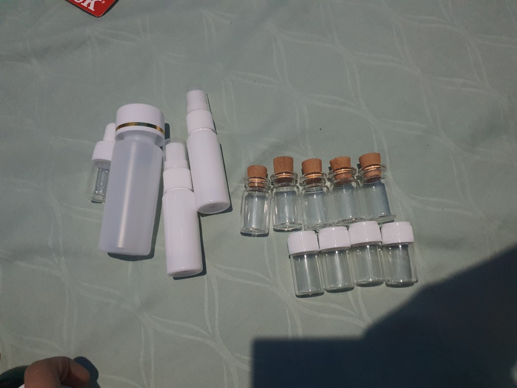 Botol Kaca 5ml Bening Tutup Ulir Plastik