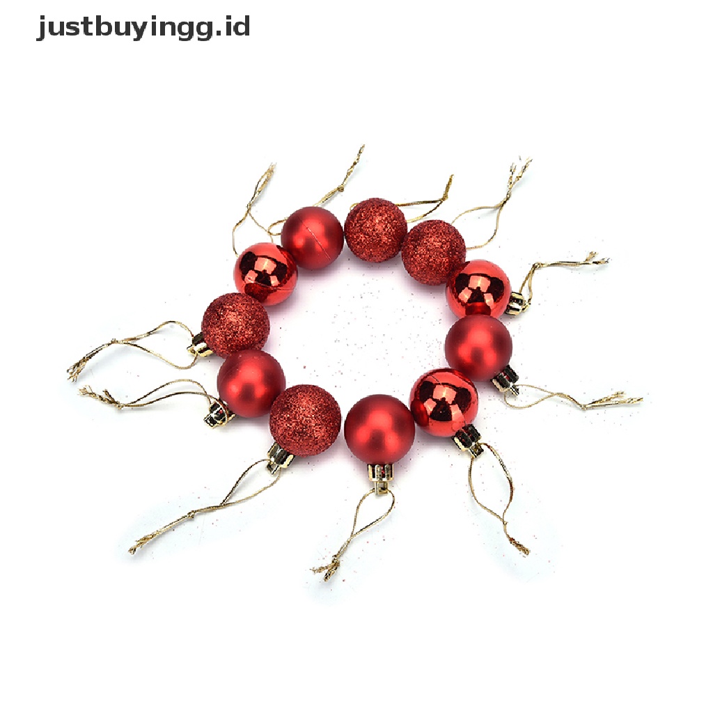 Ornamen Bola Bauble Gantung Ukuran 30cm Untuk Dekorasi Pohon Natal
