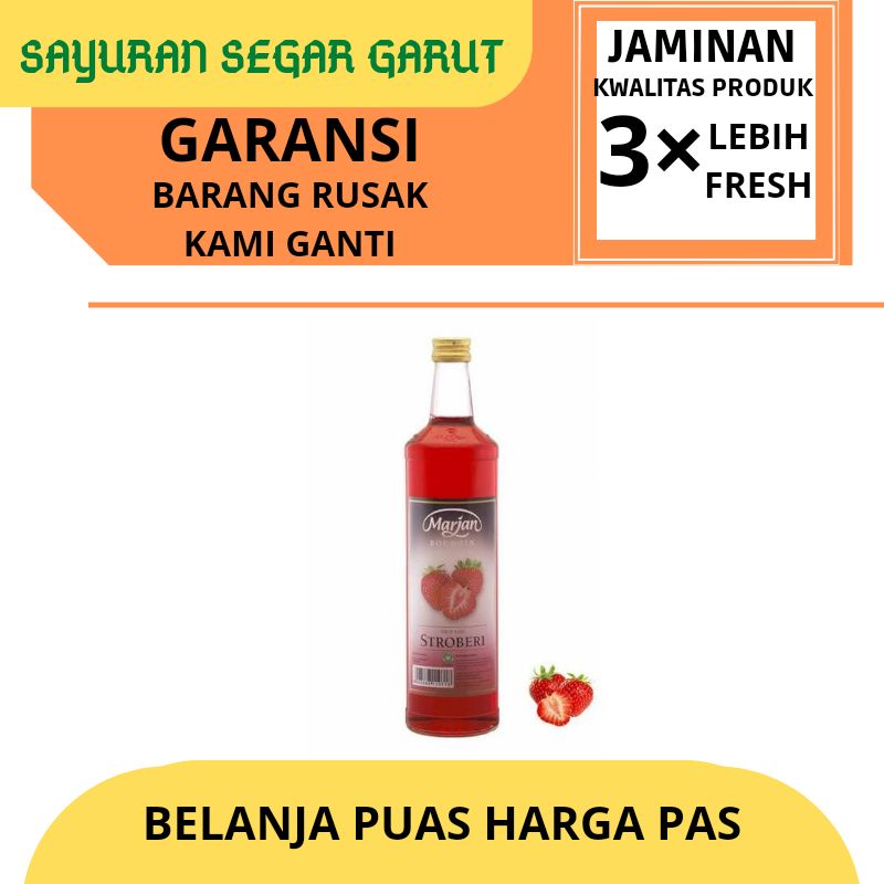 

Syrup Marjan Boudoin Rasa Strawberry 460ml by Sayuran Segar Garut