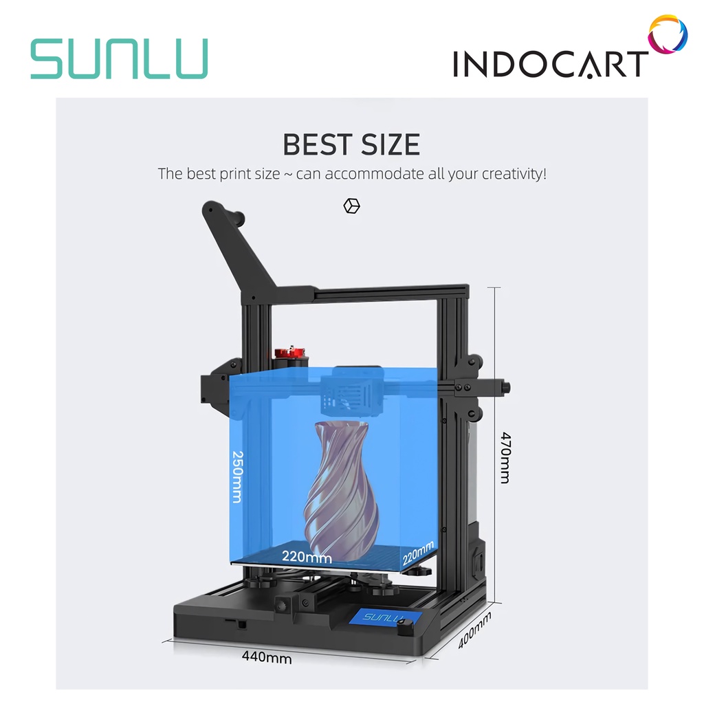 3D Printer Unit Sunlu Terminator 3 T3 Versi Terbaru Garansi Resmi