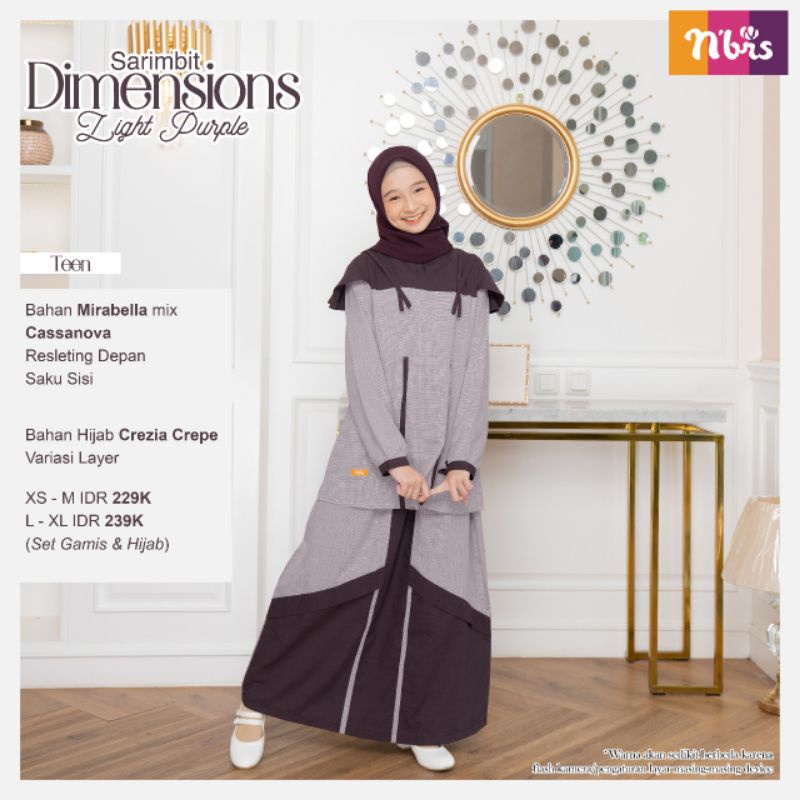 Dimensions Teen, NBRS Lip Cream, & Aesthetic Gamis