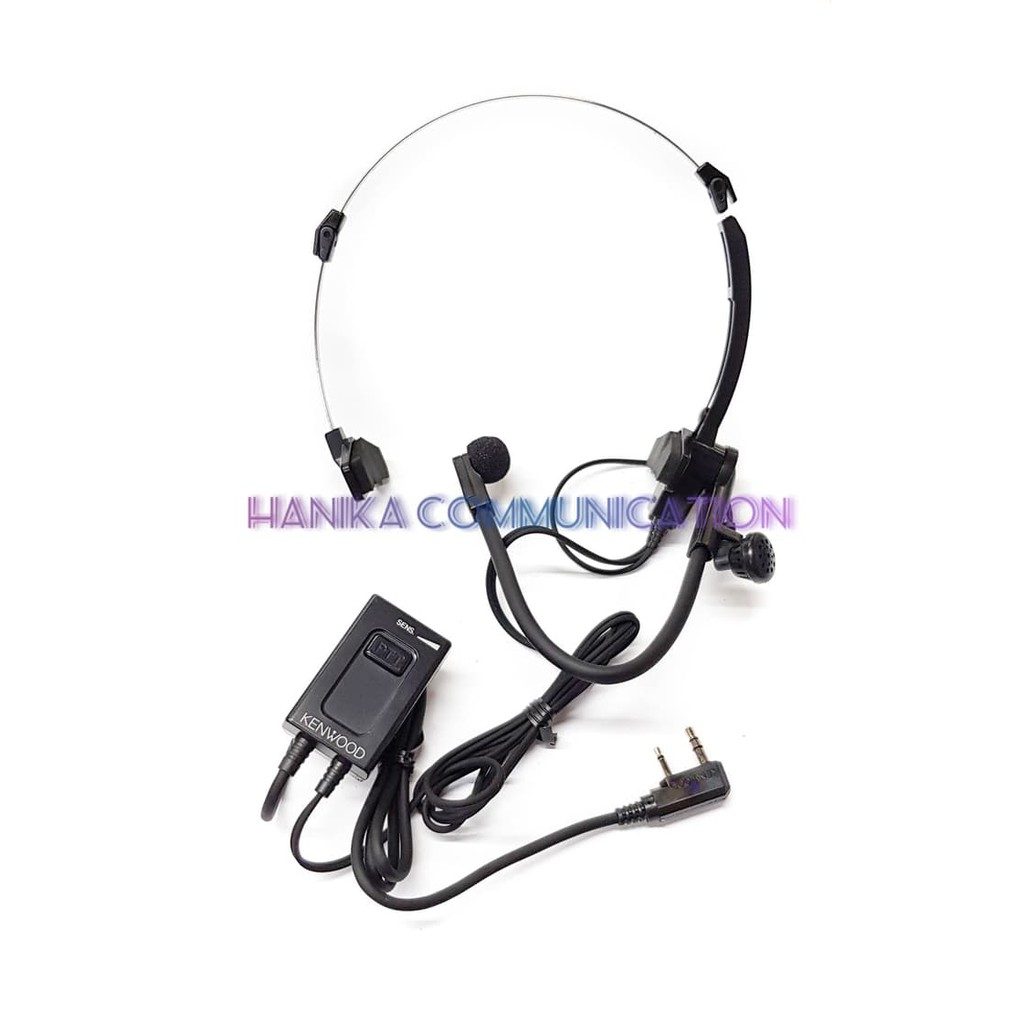 Kenwood HMC-3 Headset Vox Ori Baru Handsfree HT HMC3 Baofeng Earmic