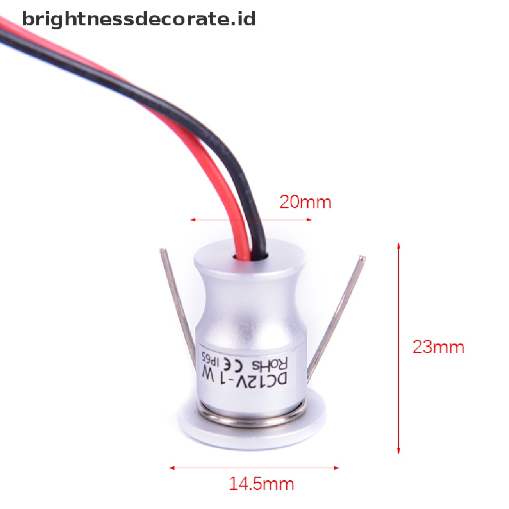 (Birth) Lampu Sorot Led Mini Tersembunyi Untuk Lemari Display