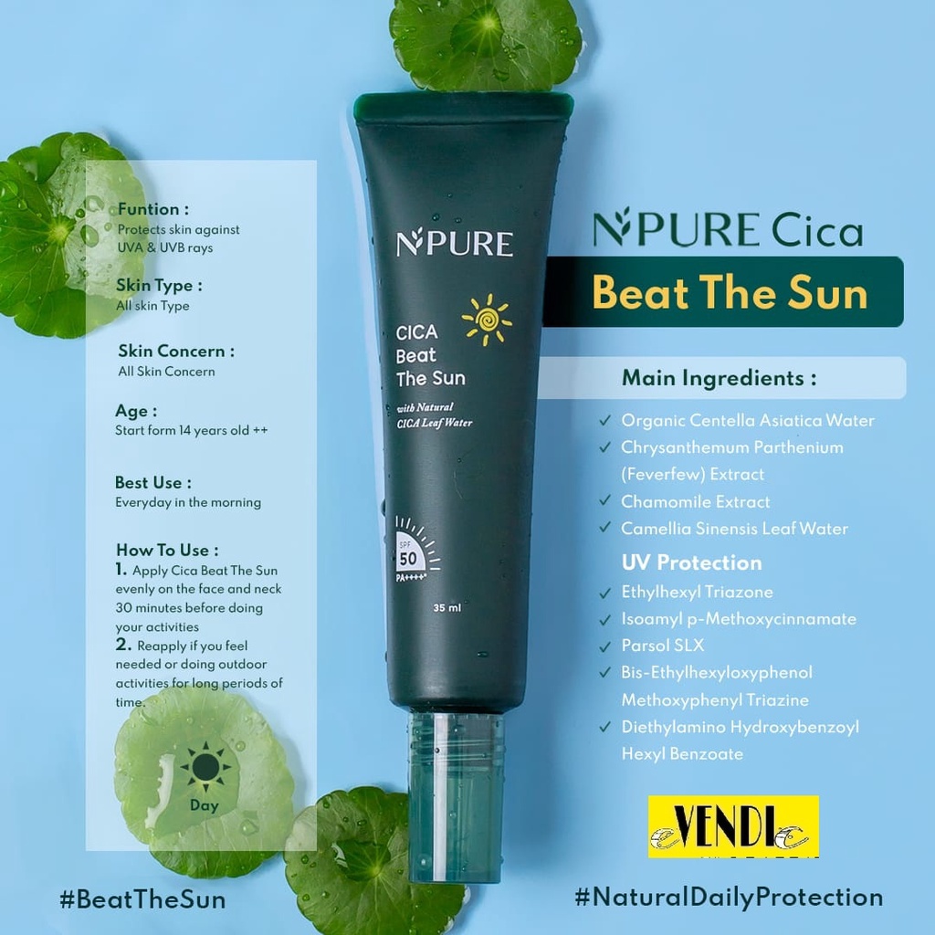 Npure Sunscreen 30ml | beat the sun n'pure