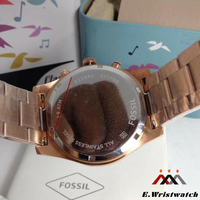 JAM TANGAN FOSSIL WANITA ES3885 ORI FOSSIL WATCH ES 3885 ORIGINAL COD