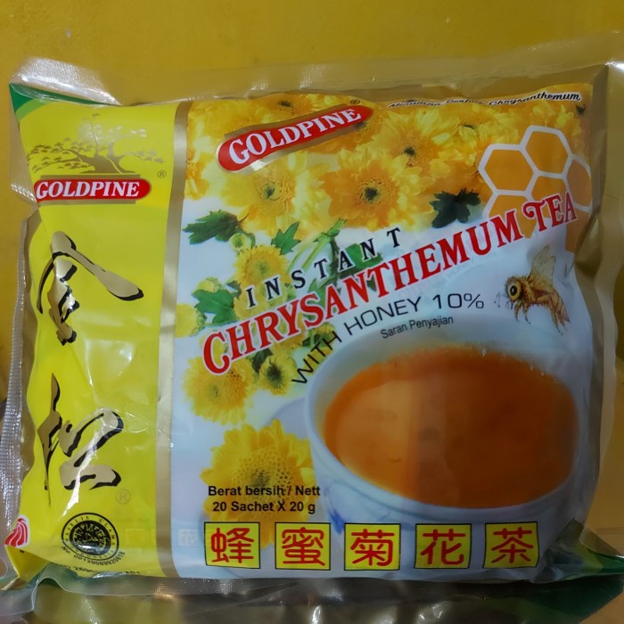 

B0621D Teh Kembang Krisan Goldpine Chrysanthemum With Honey Isi 20 Sachet 054