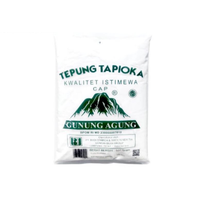 

Tepung Tapioka Gunung Agung /Tepung Tapioka 500gr