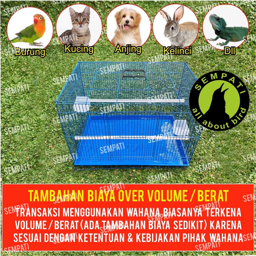 SANGKAR BURUNG KANDANG BURUNG BESI UMBARAN IMPORT KANDANG SANGKAR LOVEBIRD KUCING KELINCI HAMSTER LIPAT UMB-3