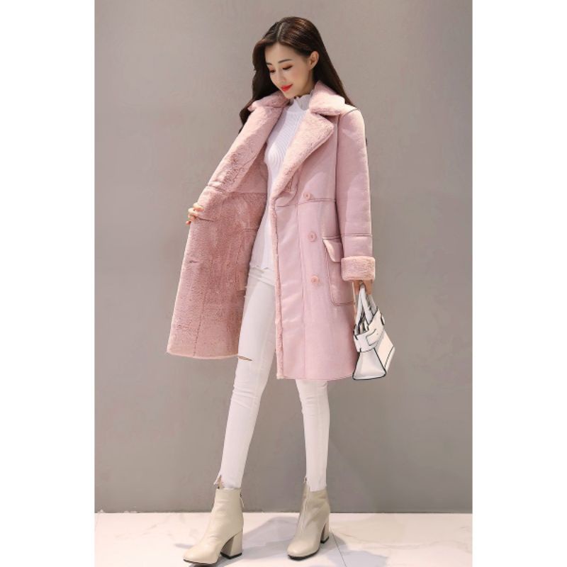 WOMEN WOOL LAMB COAT PATRICIA WANITA JAKET WINTER MUSIM DINGIN