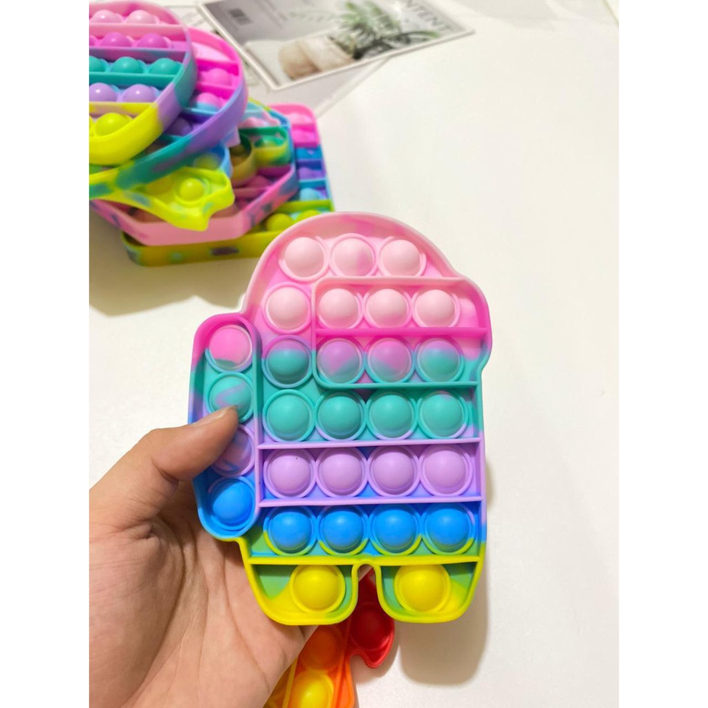 POP IT FIDGET MACARON RAINBOW