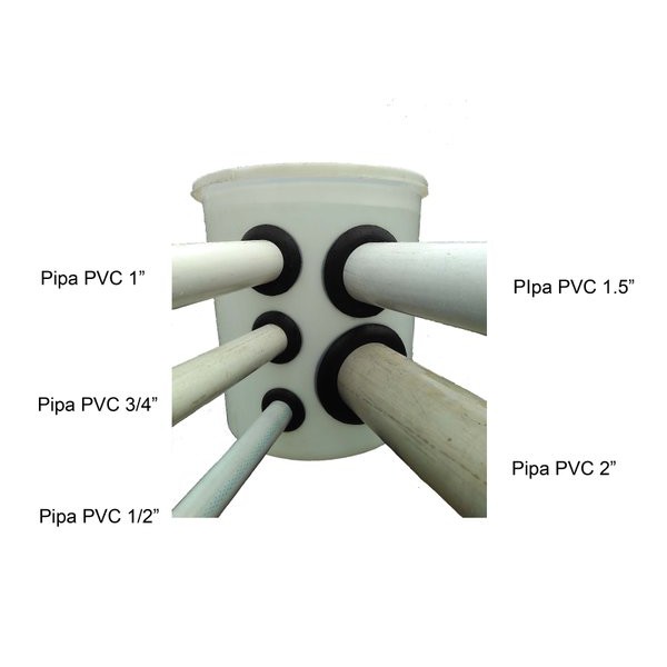 Grommet 2 Inch - Gromet 2 Inch - Seal - Packing untuk sistem dutch bucket hidroponik dll Diskon