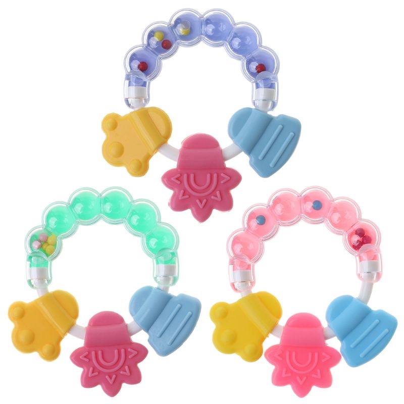 Teether Rattle Applebear - Mainan Gigitan + Krincingan Bayi