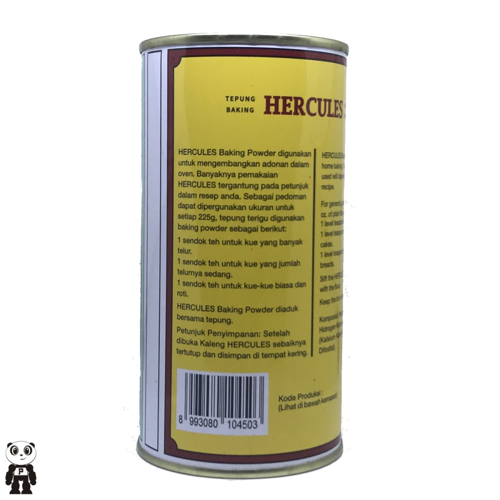 Hercules Baking Powder Double Acting Pengembang Kue 450gr Shopee Indonesia