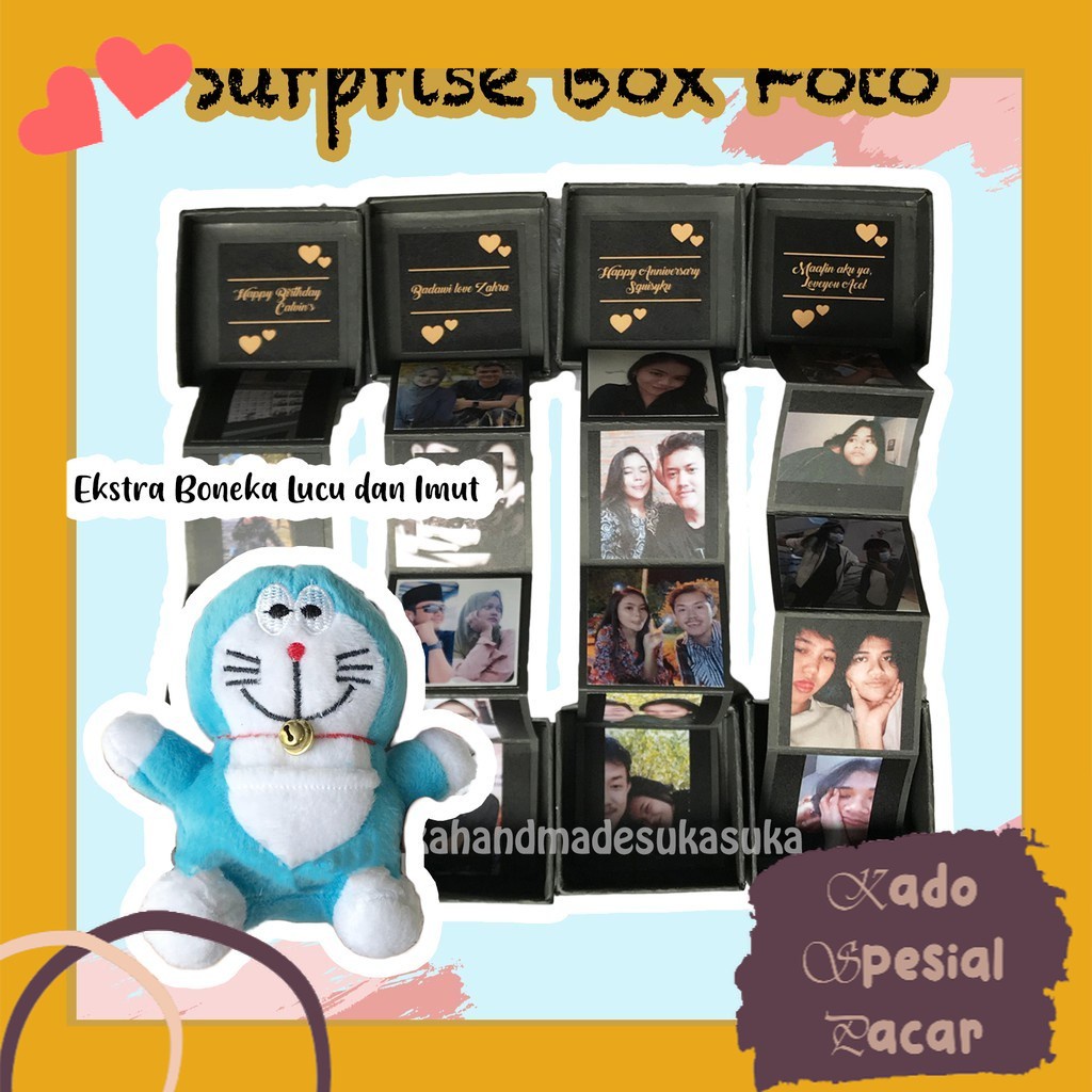 

Photobox Murah UNIK Foto Box / SURPRISE BOX DAN BONEKA / KADO ULTAH / HADIAH ULANG TAHUN / GIFT BOX