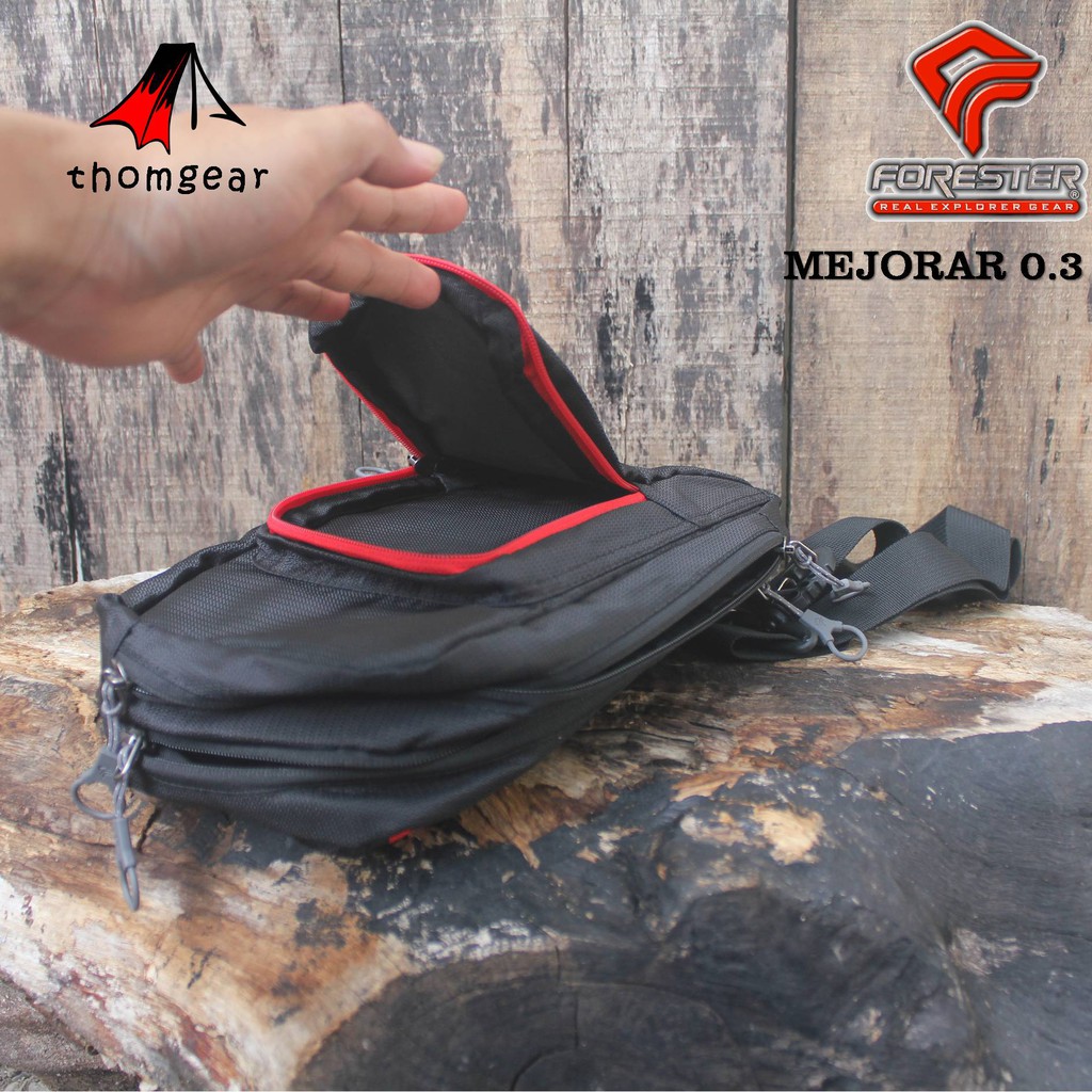 Thomgear Forester Sling Bag Majorar 0.3 Plus Cover Bag Original Tas Selempang Bahu 10140