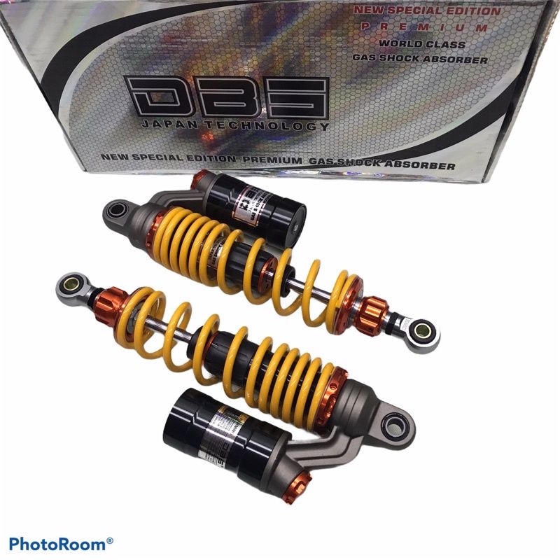 Shock Tabung Model RCB SB-2 REBOUND 280 320 340MM Rx King Tiger  Supra x 125 nmax Pcx aerox nmax new-Yellow