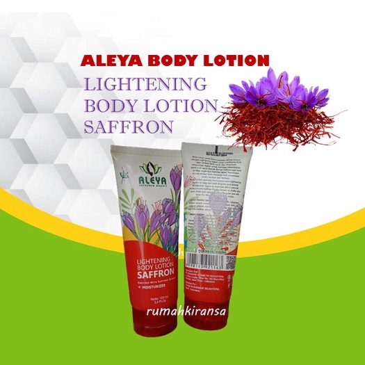 BODY LOTION ALEYA Whitening Aleya Saffron Lotion Pemutih Kulit Pemutih Badan Handbody Whitening Hb Racik Hb Dosting