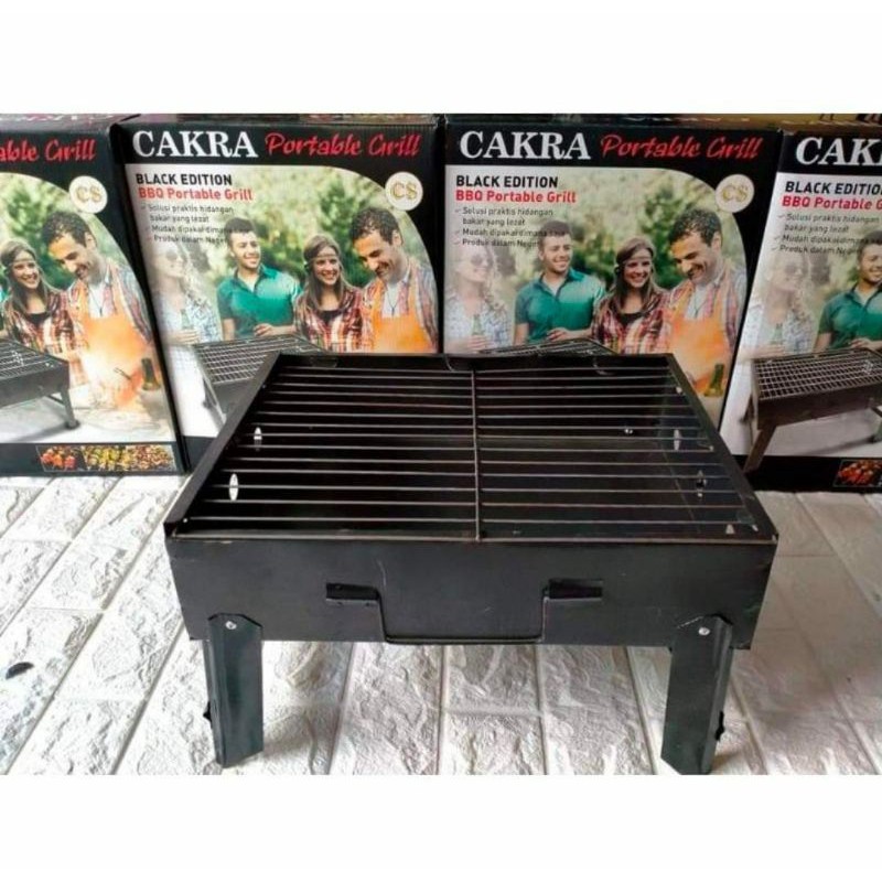 Alat Panggangan Portable Barbeque-Cakra Grill Portable