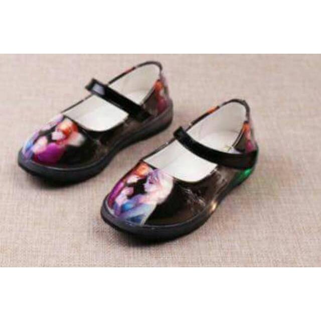 SEPATU LED FROZEN / SEPATU ANAK FROZEN / SEPATU LED IMPORT / SEPATU ANAK LED