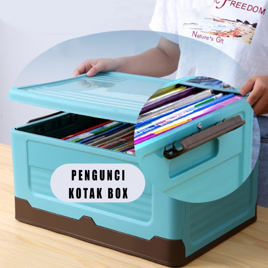HomiHomi Kotak Penyimpanan Plastik Box Container Lipat Serbaguna Portable Storage Organizer Box Container BC