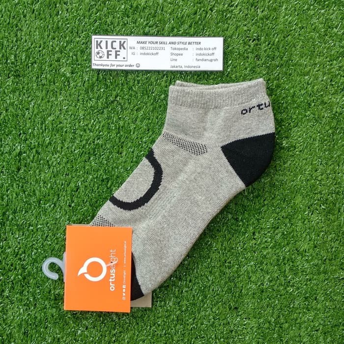 KAOS KAKI SEKOLAH/ KAOS KAKI OLAHRAGA ORTUSEIGHT RAPID SOCKS A - GREY