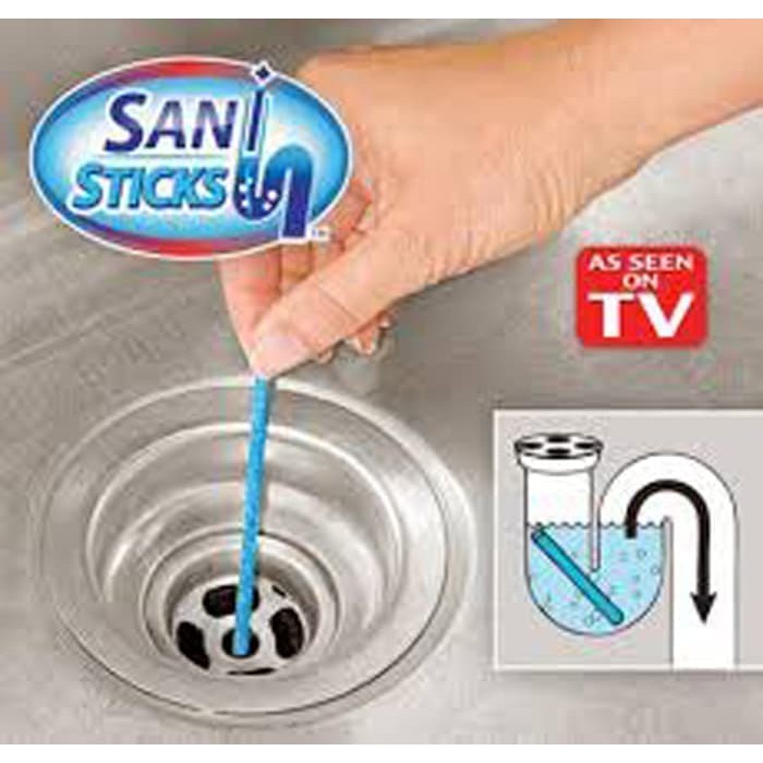 Sani stick drain utk WC stik pewangi penghilang bau pembersih pipa air