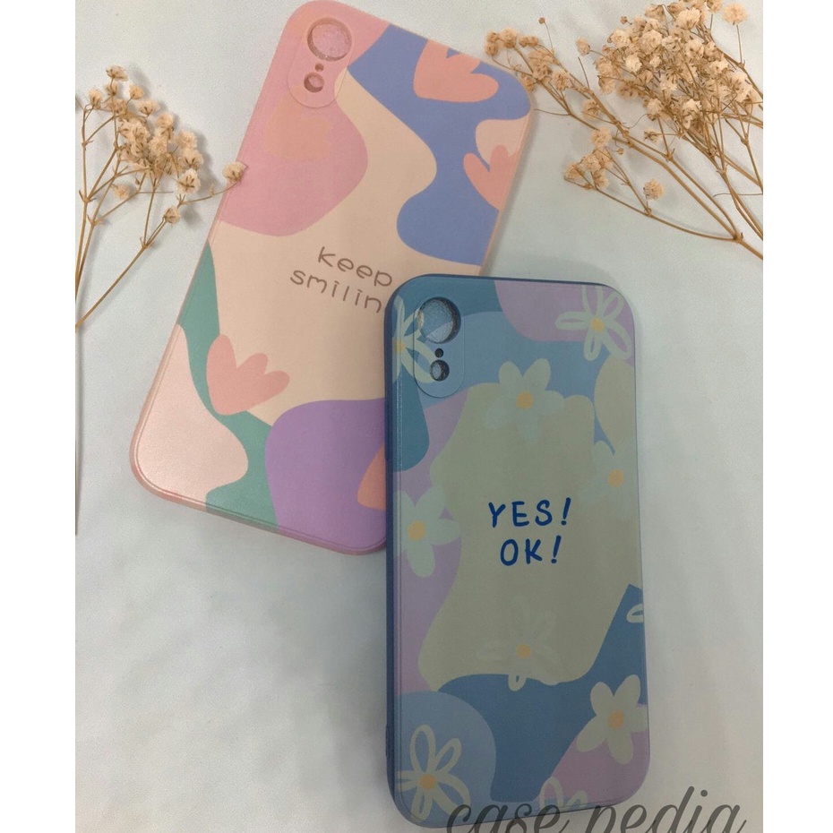 Case Casing IPhone 11 12 Pro Max 6 6S 7 8 + Plus X XR SE 2020 XS Max IPhone XR Floral Camera Protect