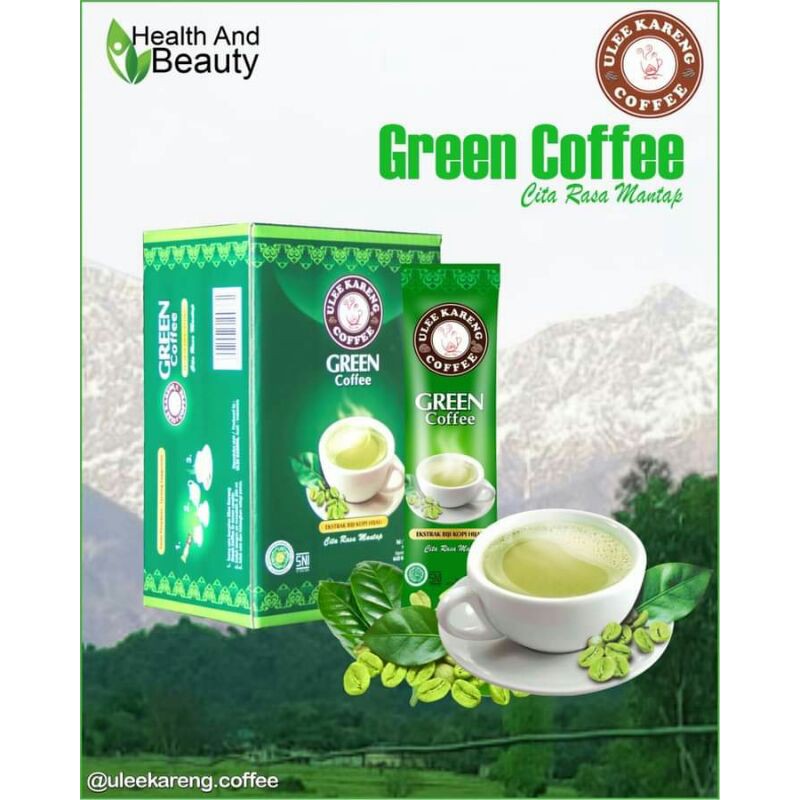

Green Coffee Uleekareng 10 Sachet @ 25 Gram