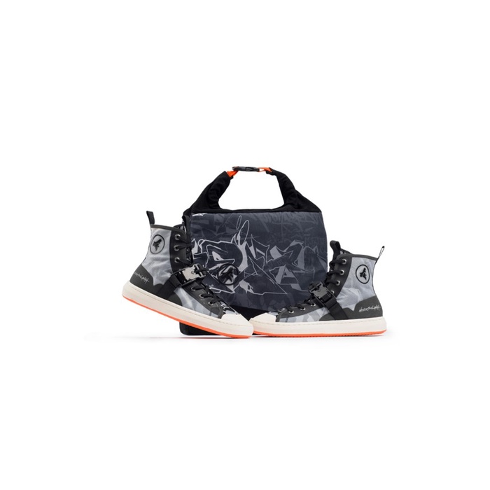 Brodo X Ntl - Sneakers Vtg V.2 Dystopian Black Orange Mfi.Store