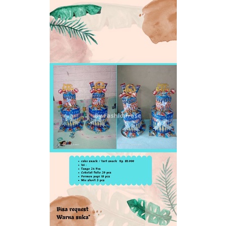 

cake snack ulang tahun / anniversary / kemasanekonomis kue kekinian
