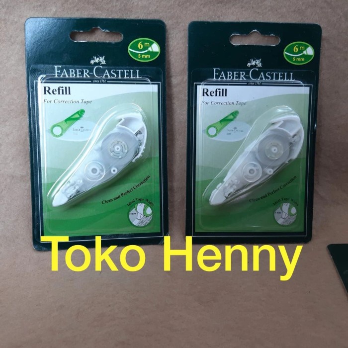 

Segera Miliki Refill Correction Tape Faber Castell .... 5 Mm X 6 Meter Limited
