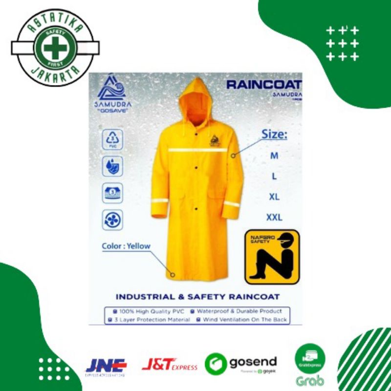 Jas Hujan Ponco Gosave / Jas Hujan Terusan Samudra / Raingard gosave
