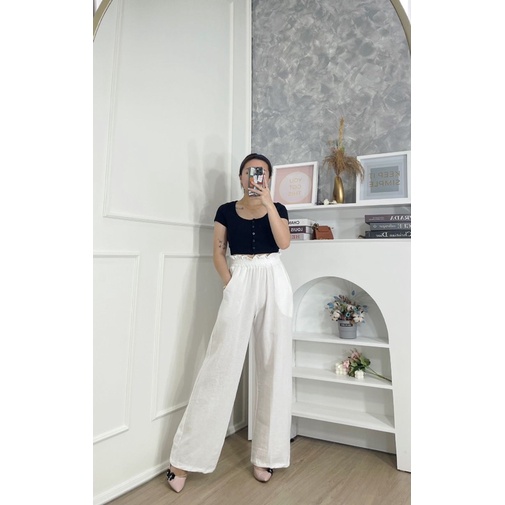 Pants Linen Rami Hw