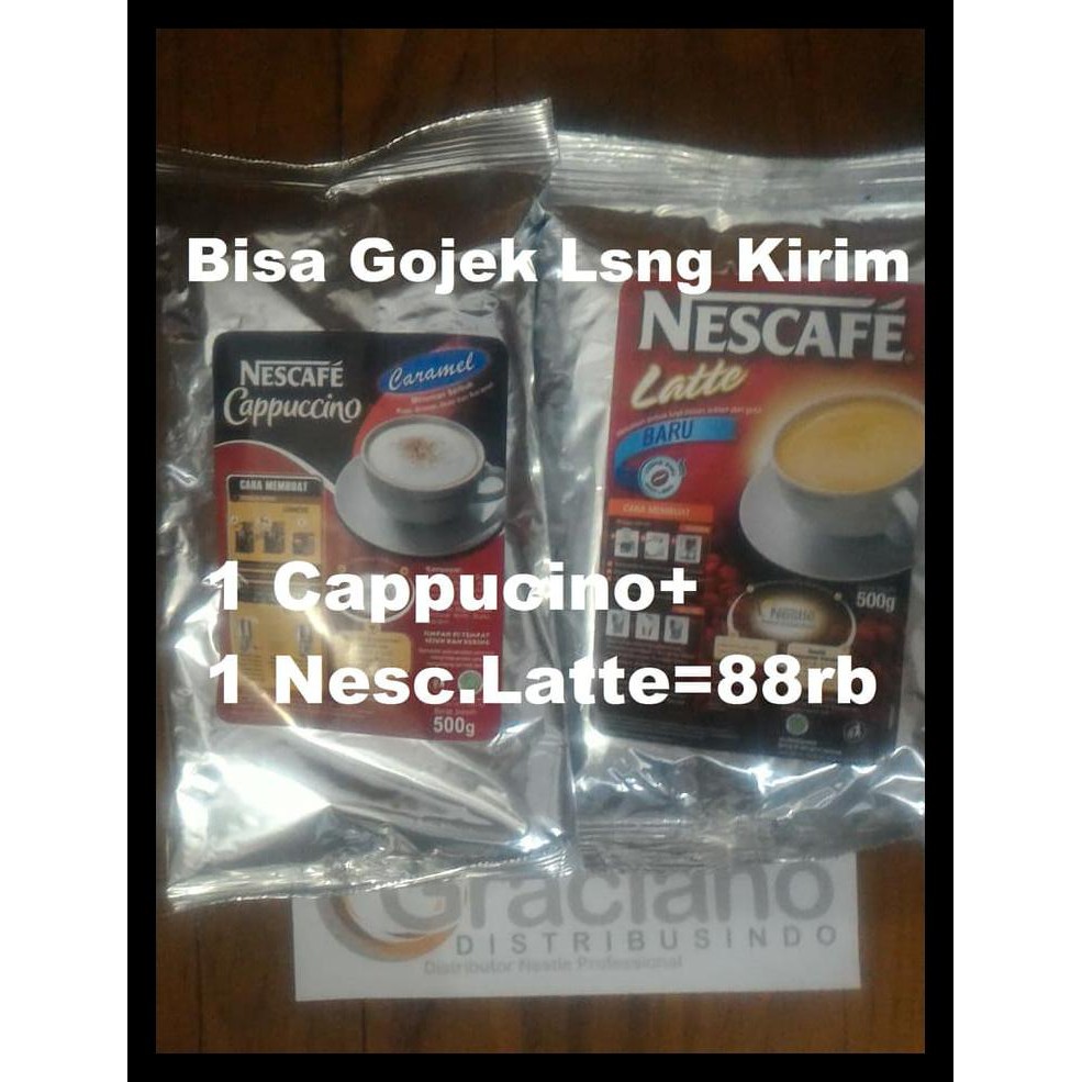 

Promo Paket Nescafe Latte + Cappuccino Cappucino Capucino Murah Terpercaya