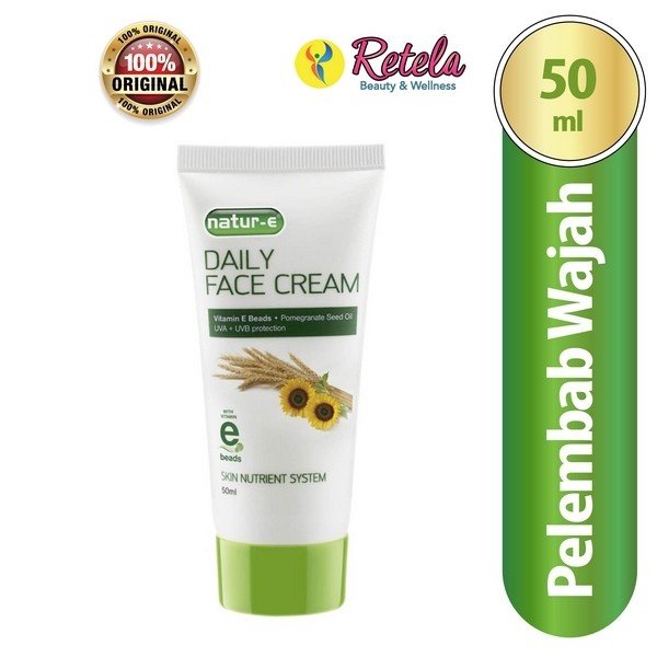 Natur E Daily Face Cream Krim Wajah Pelembab Wajah Shopee Indonesia