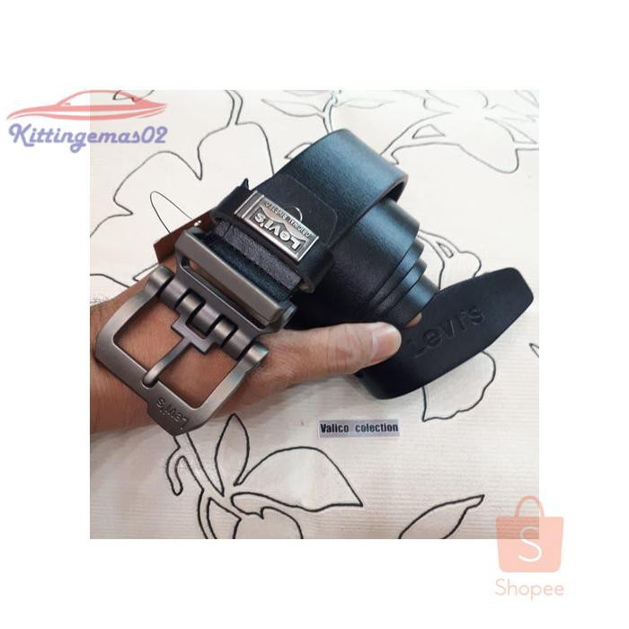 IKAT PINGGANG PRIA GESPER SABUK KTG2I23 NEW COLLETION DGN KULIT ASLI LEVIS