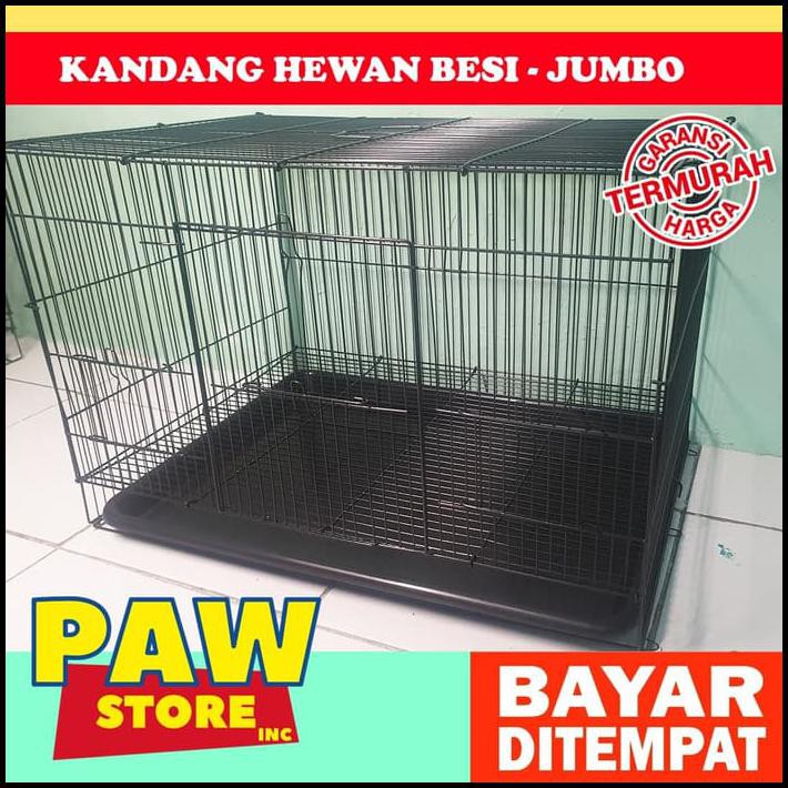 Kandang Lipat Besi Untuk Anjing Kucing Burung Ukuran Jumbo - Murah