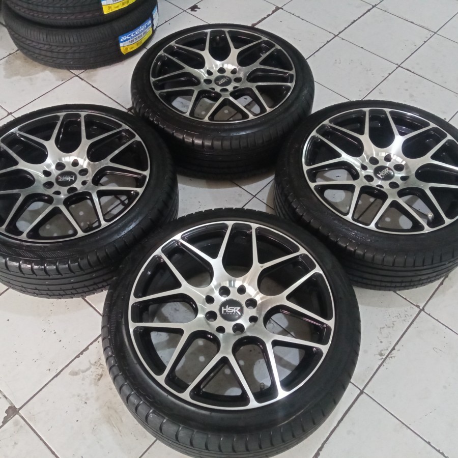 velg mobil bekas ring 17 lubang 4  HSR MANDONG R17X7,5 lubang 4 ET42 PHI 205 45