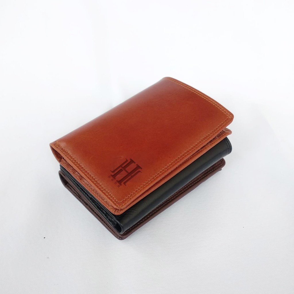 METRO Dompet Kulit Sapi Spesial Tanpa Furing Cowok Pria Laki - Originale Leather Wallet