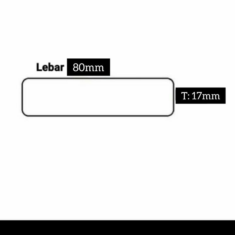 

label barcode semi Coated 80x17mm 1line 2000pcs Gap2mm core 1.MIN ORDER 5 ROL