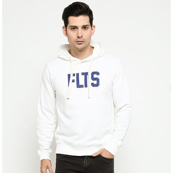 Feltics Hoodie FLTS Hoodie BIG Logo -White Blue