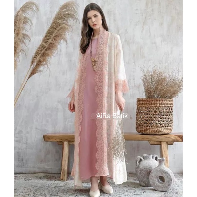 SAFITRI LONG OUTER VISCOSE + INNER DRES SILK