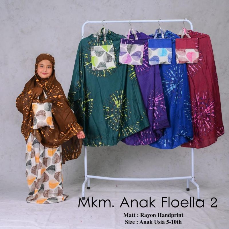 BISA CODMukena Bali Anak Pita Katun Rayon Super Adem Tas Sajadah 6 - 9 Tahun Cantik Murah