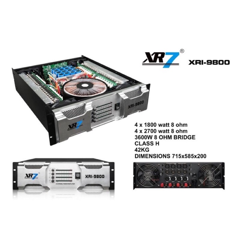 power amplifer XR7 XRI-9800 original