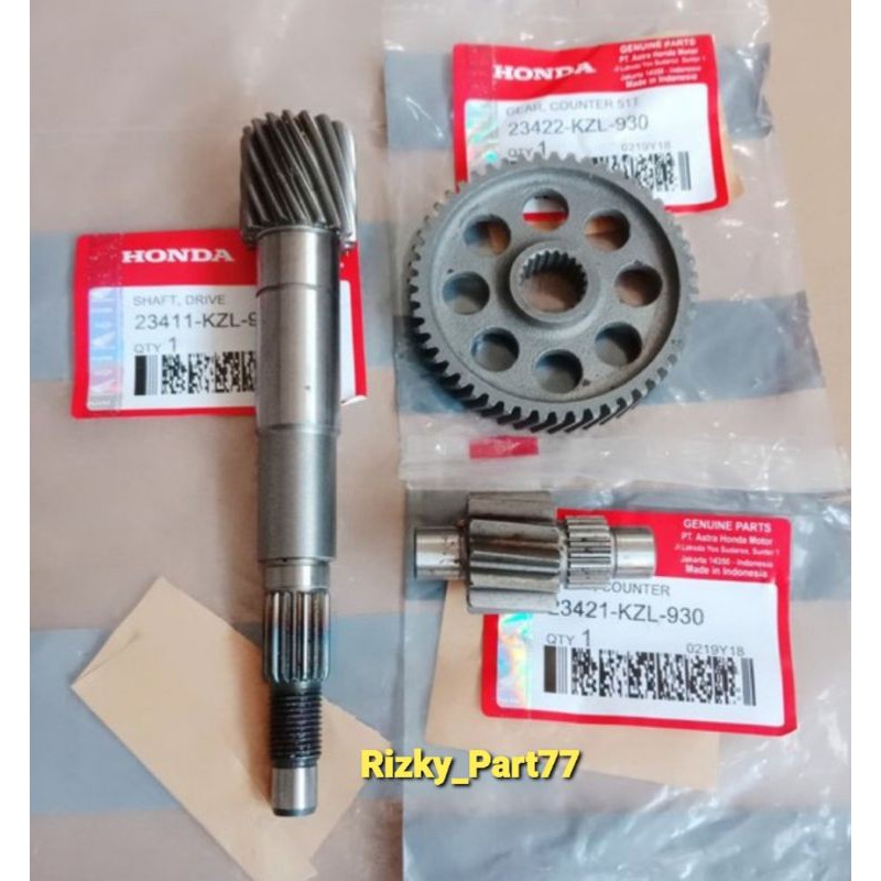 GEAR GIR GARDAN CVT BEAT FI, SECOOPY FI, VARIO 110 FI, SPACYFI, BEAT POP KOMPLIT SET ORI