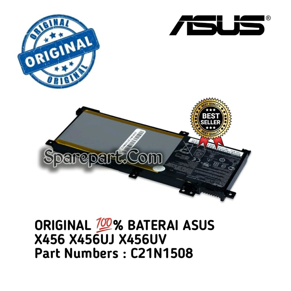 Baterai Battery Batre Laptop Original Asus A456 A456U A456UJ A456UV A456UF A456UQ X456 X456U X456UJ