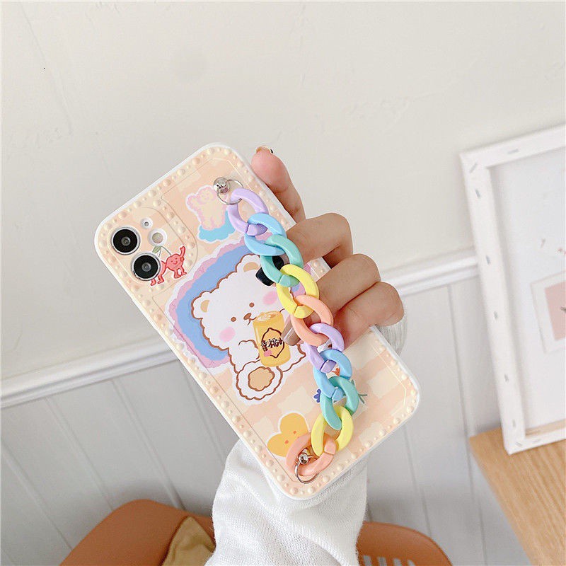 Silicone tpu phone case for iPhone 7 8Plus SE X XS XR XSMAX 11 11pro 11promax 12 12promax  Hsj8